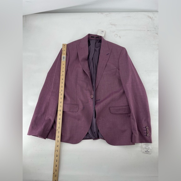 Men's Stylish Purple Blazer - Picture 3 of 6